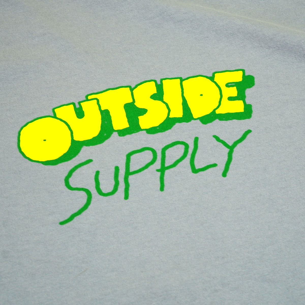 Outside Supply T-shirt Clear Blue