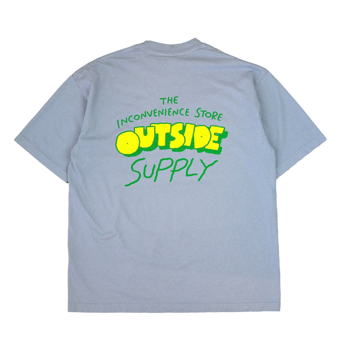 Outside Supply T-shirt Clear Blue