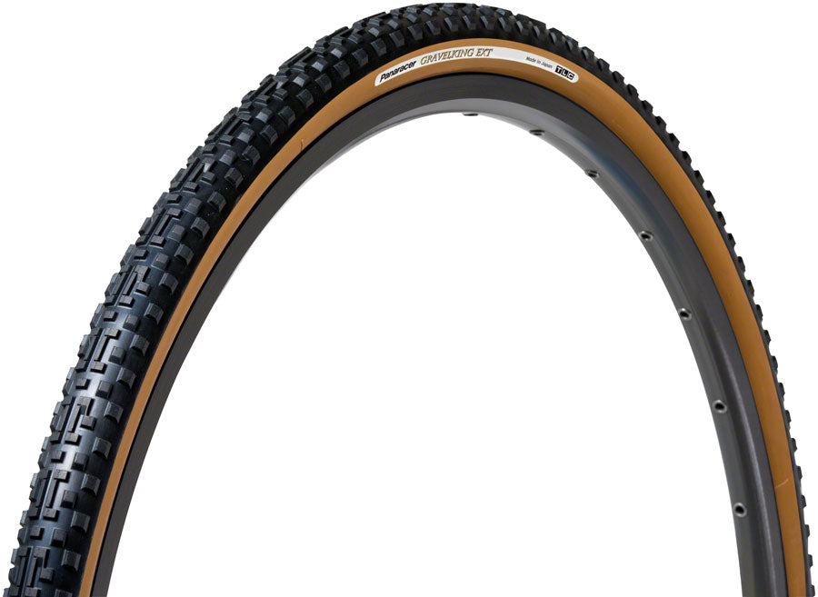 Panaracer GravelKing EXT Plus Tire - 700 x 35, Tubeless, Folding, Black/Brown, ProTite Protec