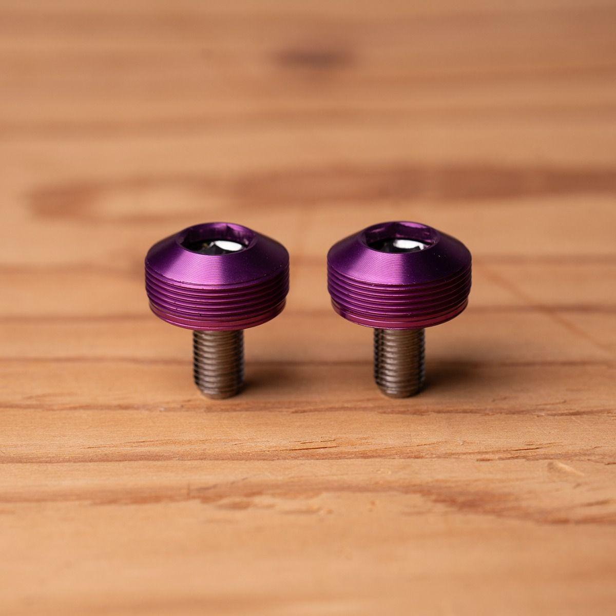 Blue Lug Bumpy Crank Cap Set