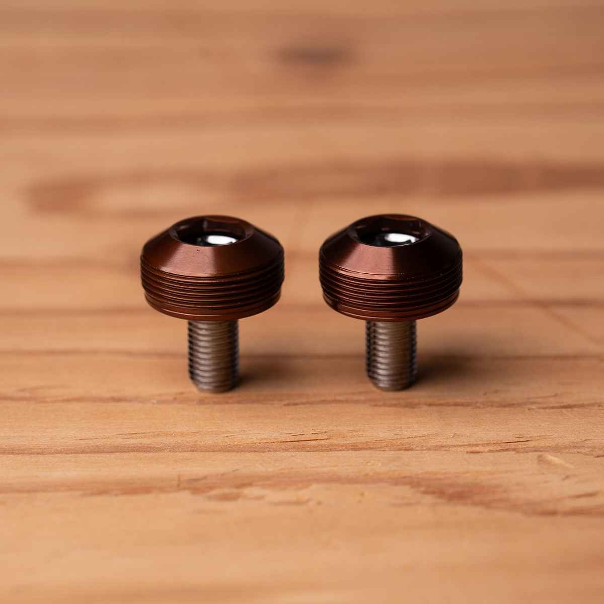 Blue Lug Bumpy Crank Cap Set