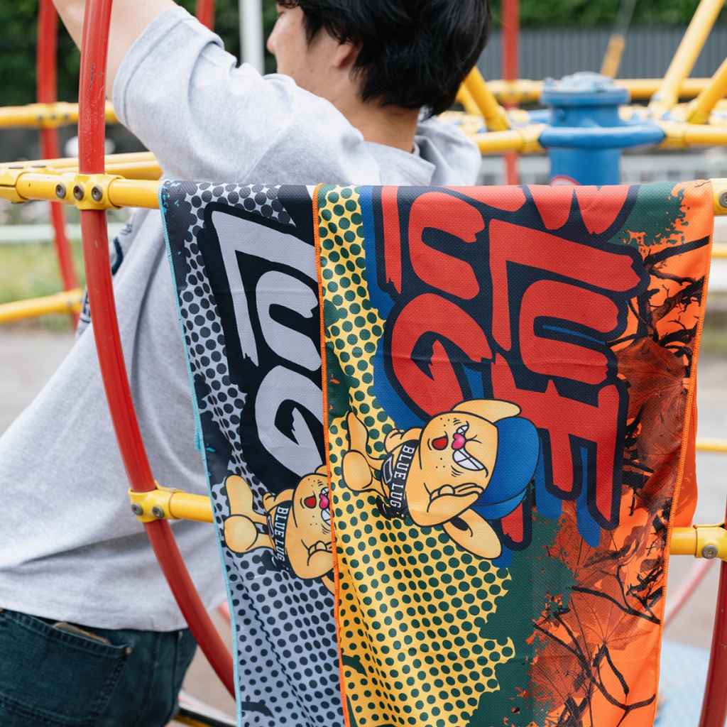 BLUE LUG dry towel (survival orange)