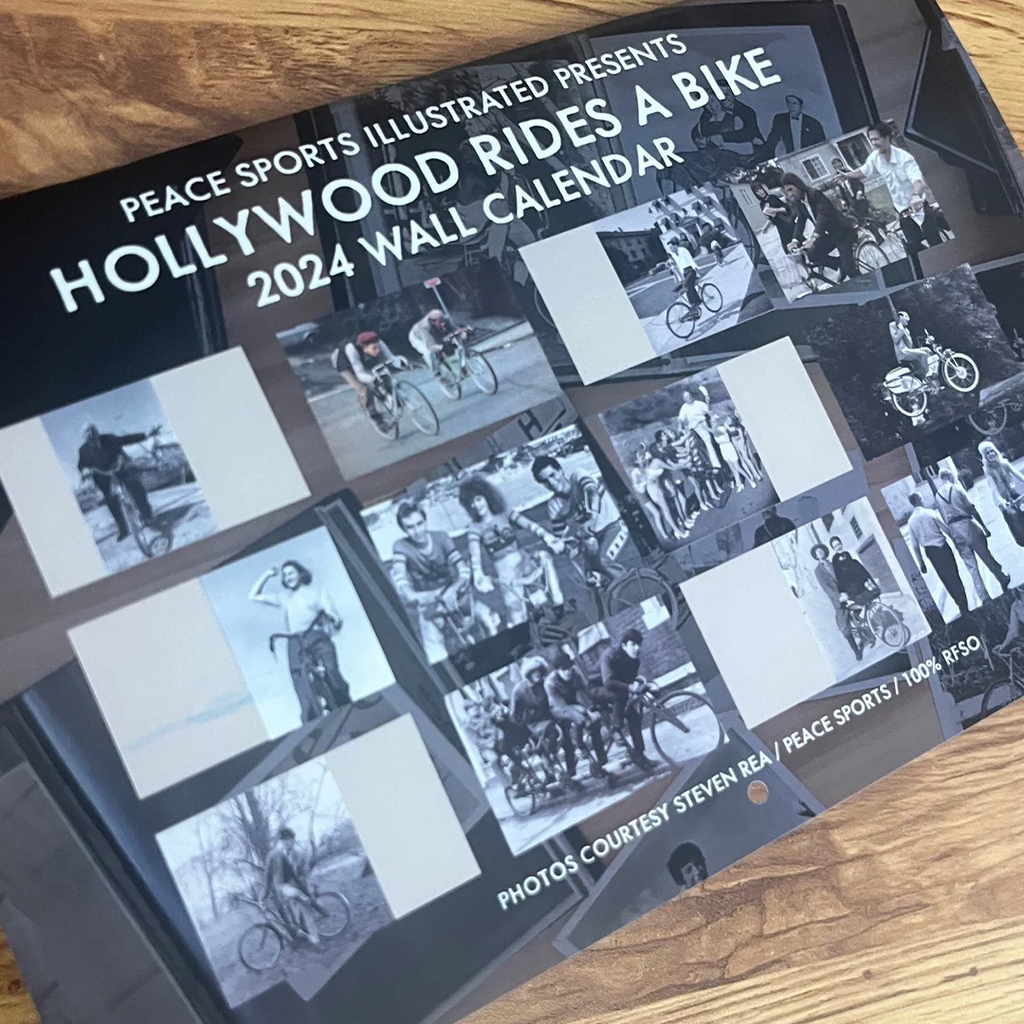 PSI 2024 WALL CALENDAR - HOLLYWOOD RIDES A BIKE