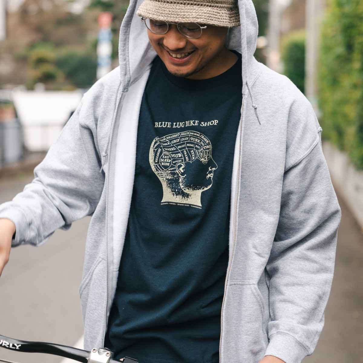 BLUE LUG mind t-shirt (navy)