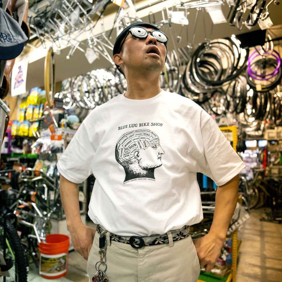 BLUE LUG mind t-shirt (white)