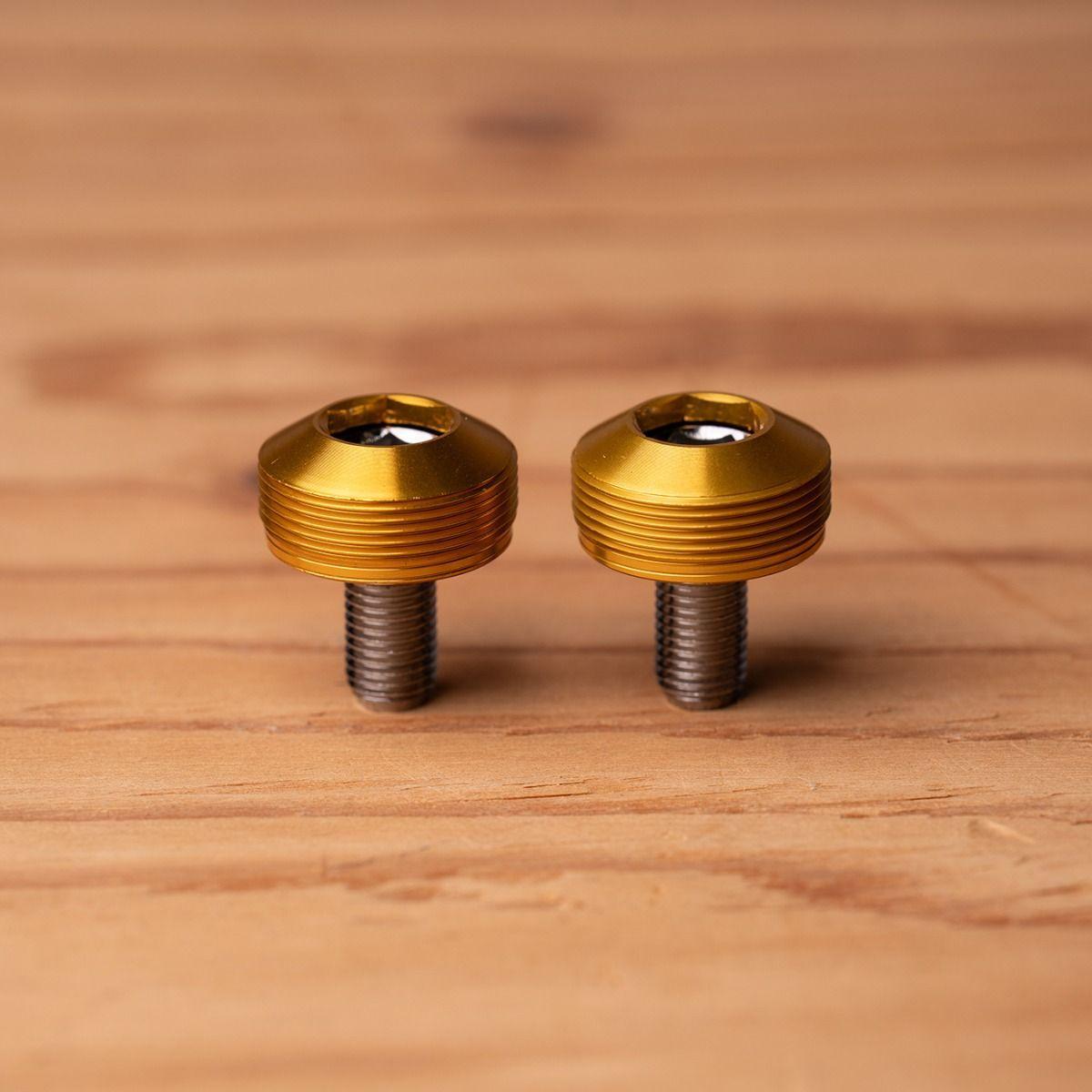 Blue Lug Bumpy Crank Cap Set