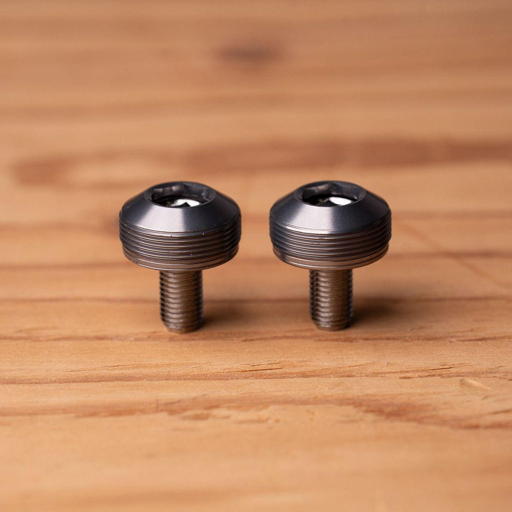 Blue Lug Bumpy Crank Cap Set