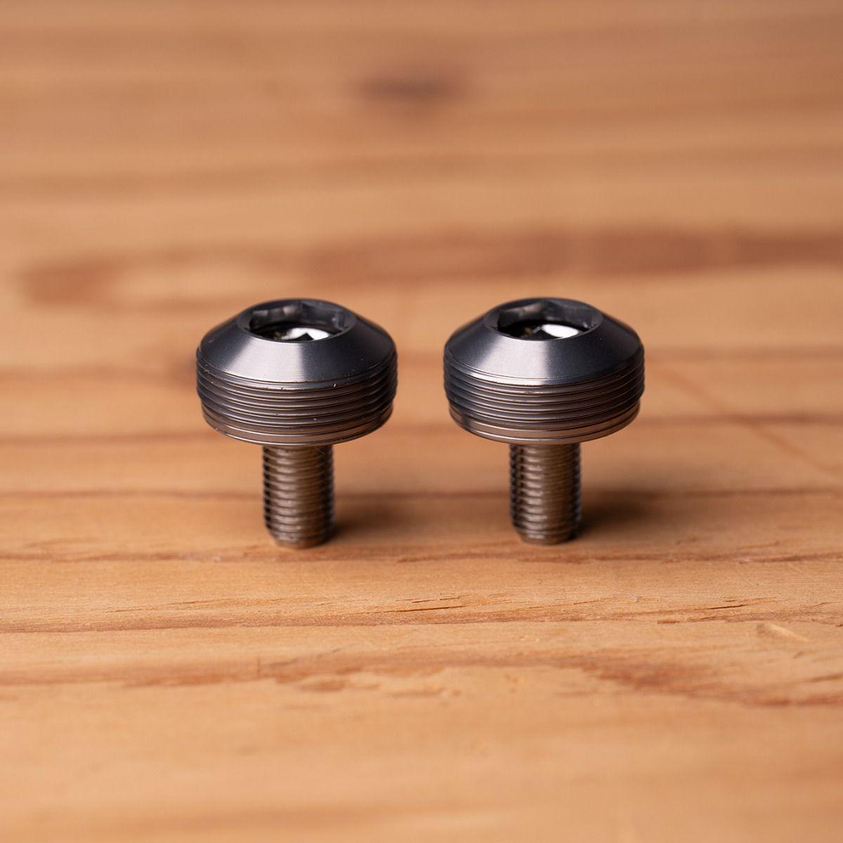 Blue Lug Bumpy Crank Cap Set