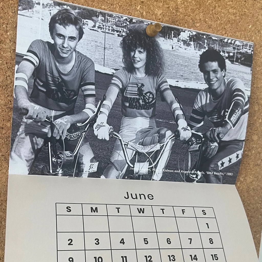 PSI 2024 WALL CALENDAR - HOLLYWOOD RIDES A BIKE