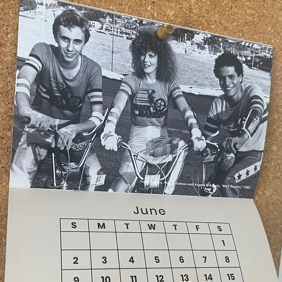 PSI 2024 WALL CALENDAR - HOLLYWOOD RIDES A BIKE