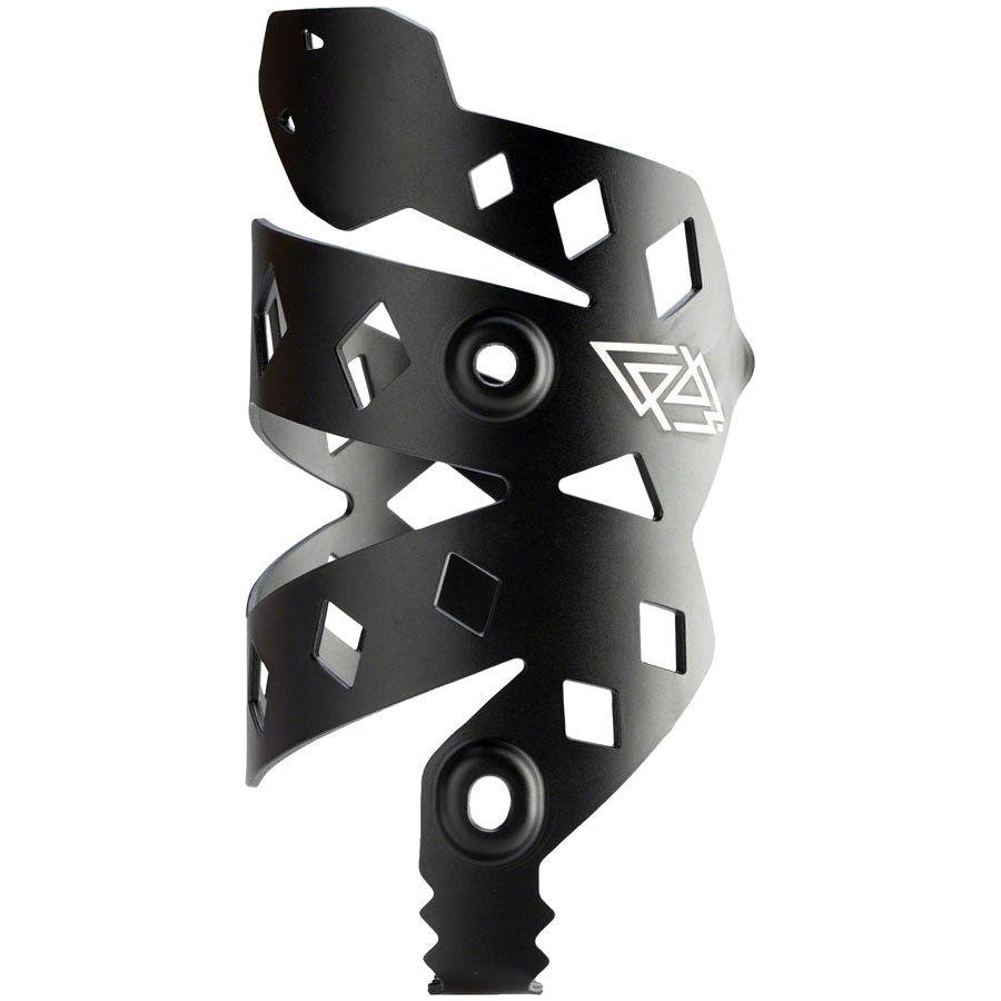 PDW Rattlesnek Kej Water Bottle Cage - Black, Left Opening
