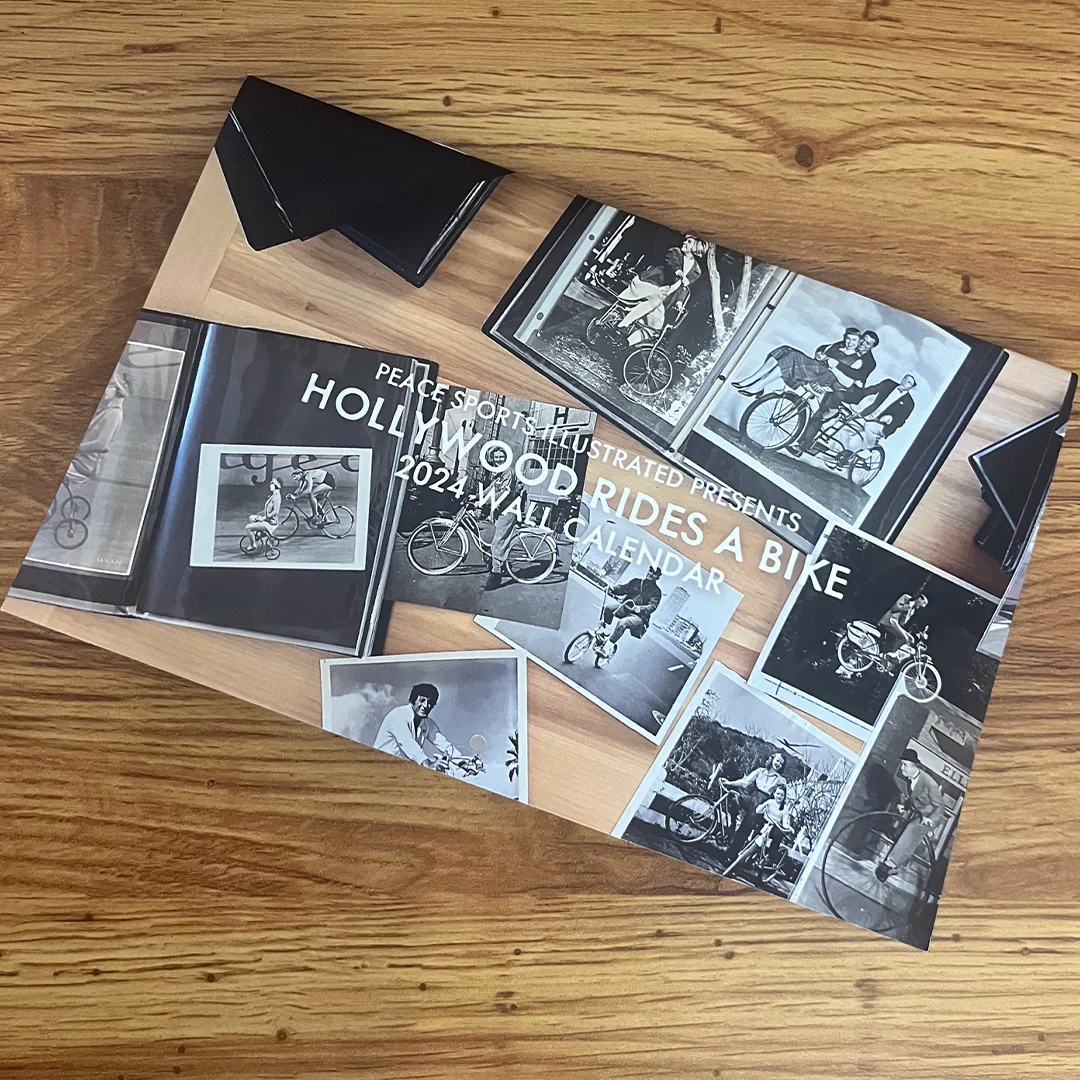 PSI 2024 WALL CALENDAR - HOLLYWOOD RIDES A BIKE