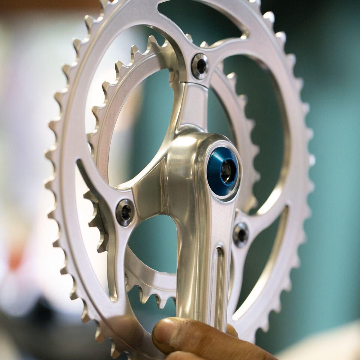 Blue Lug Bumpy Crank Cap Set