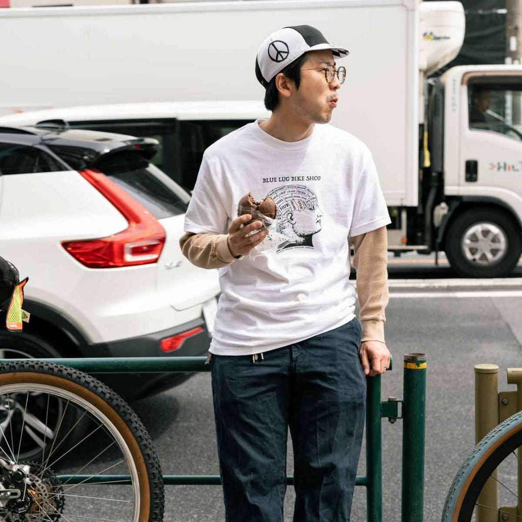 BLUE LUG mind t-shirt (white)
