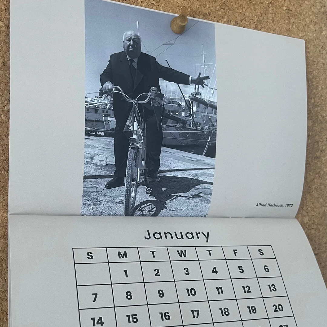 PSI 2024 WALL CALENDAR - HOLLYWOOD RIDES A BIKE