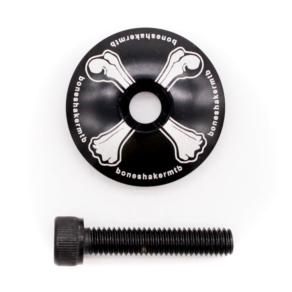Boneshaker MTB 'Crossbones' Stem Top Cap