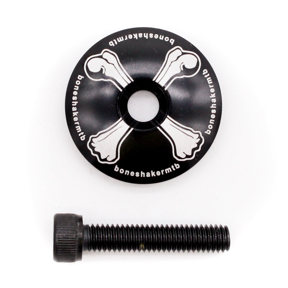 Boneshaker MTB 'Crossbones' Stem Top Cap