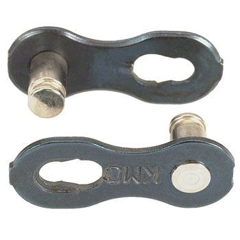 KMC MissingLink CL573R 7.3mm Connector - 6,7,8-Speed, Reusable, Silver, 2 Pairs/Card